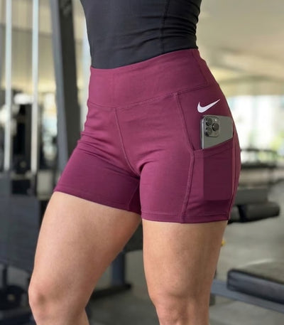 Short de Licra Para Dama Porta Celular