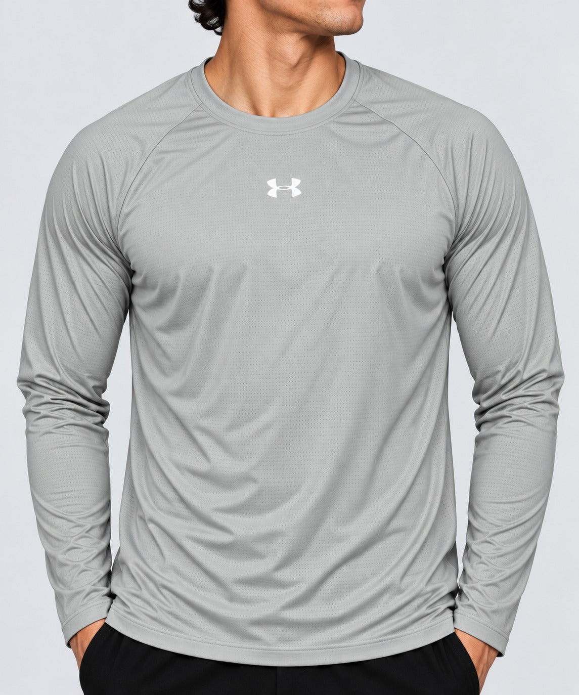 Playera Manga Larga Para Hombre Nylon