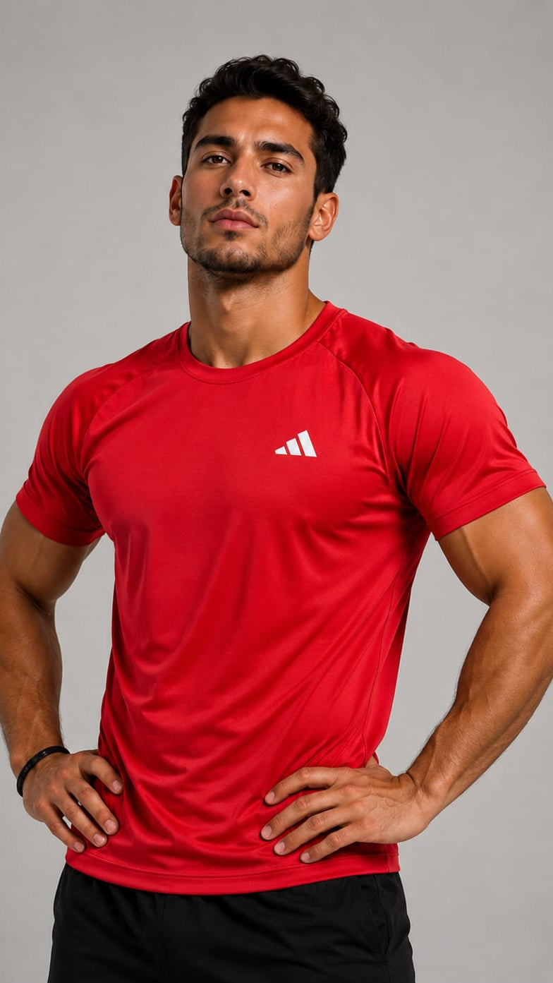 Playera Manga Corta Deportiva Para Hombre Nylon Plex