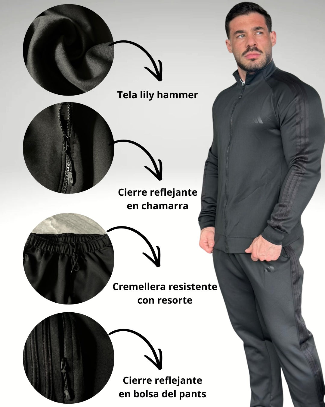 Conjunto Deportivo para hombre Recto