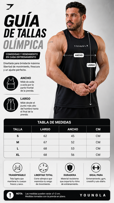 Playera Para Hombre Olimpica Youngla
