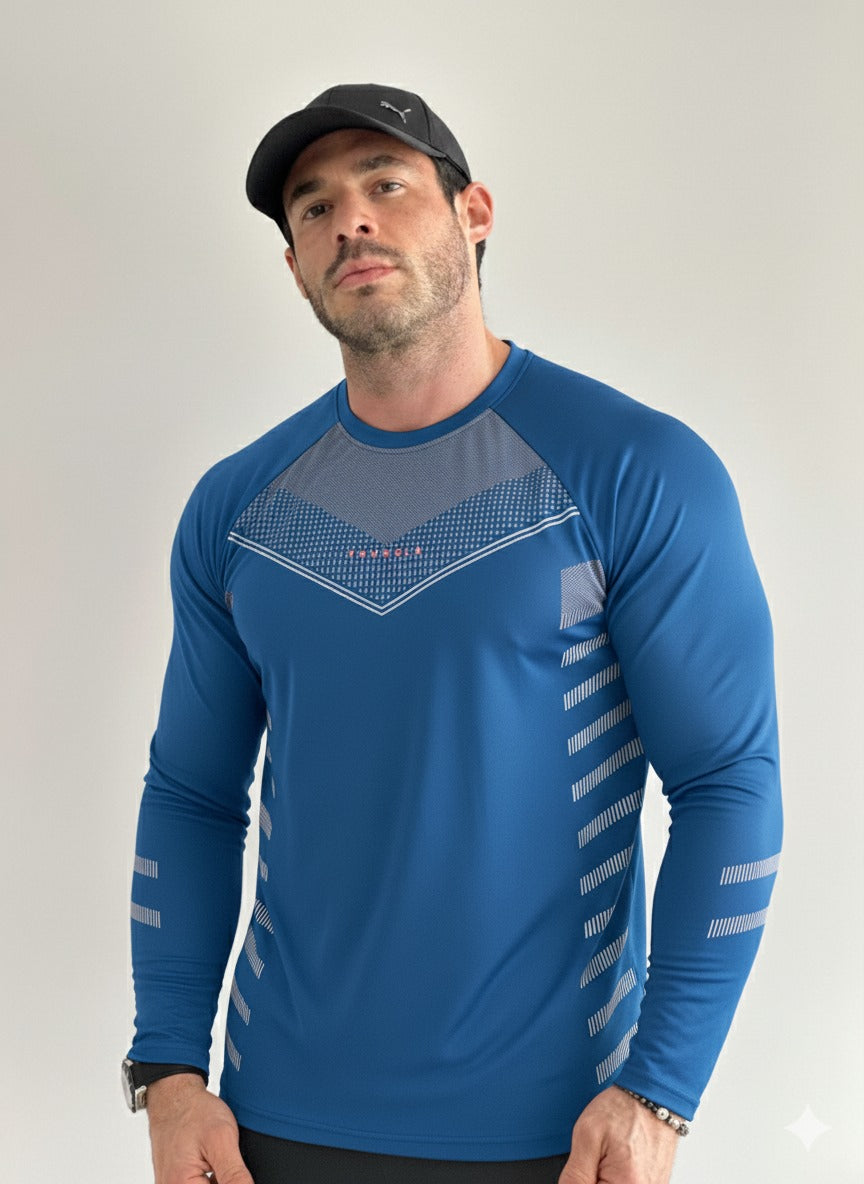 Playera Manga larga Figuras