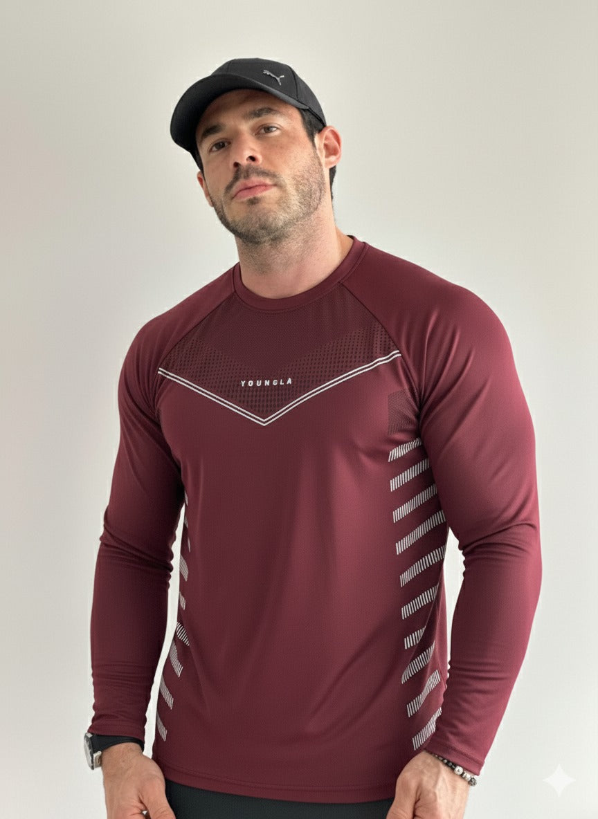 Playera Manga larga Figuras