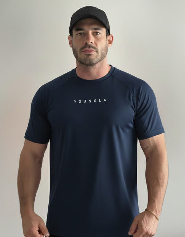 Playera Para Hombre Manga Corta Licra Abraham