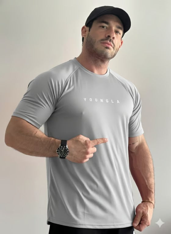 Playera Para Hombre Manga Corta Licra Abraham