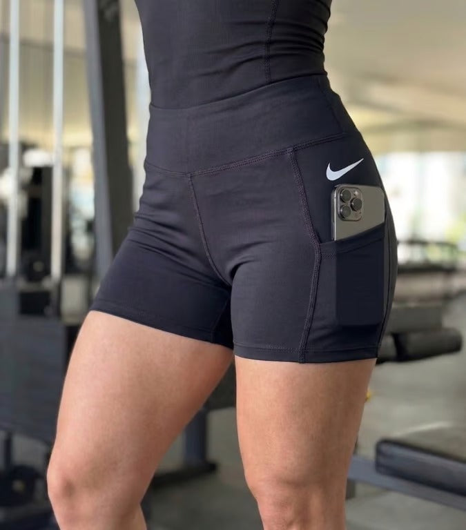 Short de Licra Para Dama Porta Celular