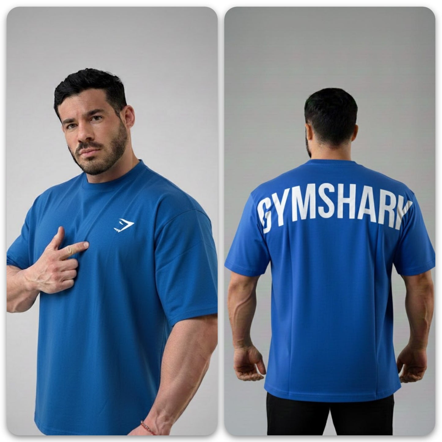 Playera Oversize Gym Shark