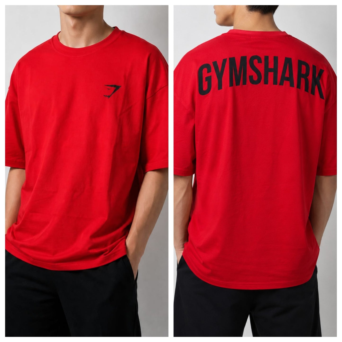 Playera Oversize Gym Shark