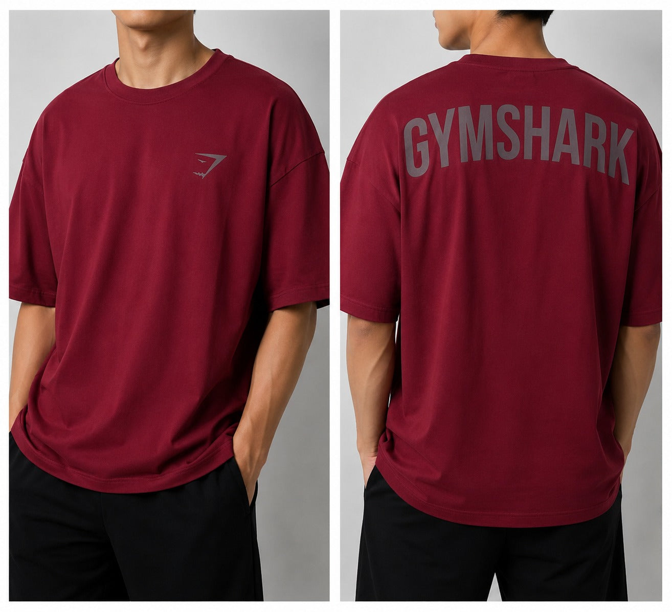 Playera Oversize Gym Shark