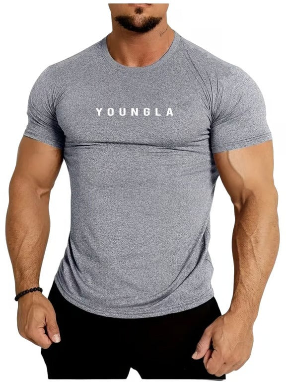 Playera Para Hombre Manga Corta Licra Abraham