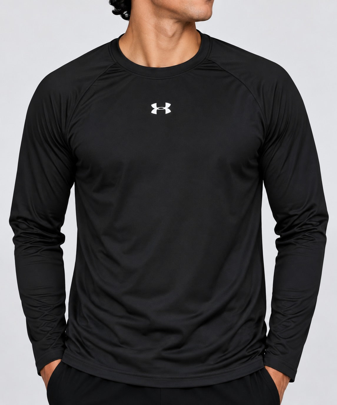 Playera Manga Larga Para Hombre Nylon