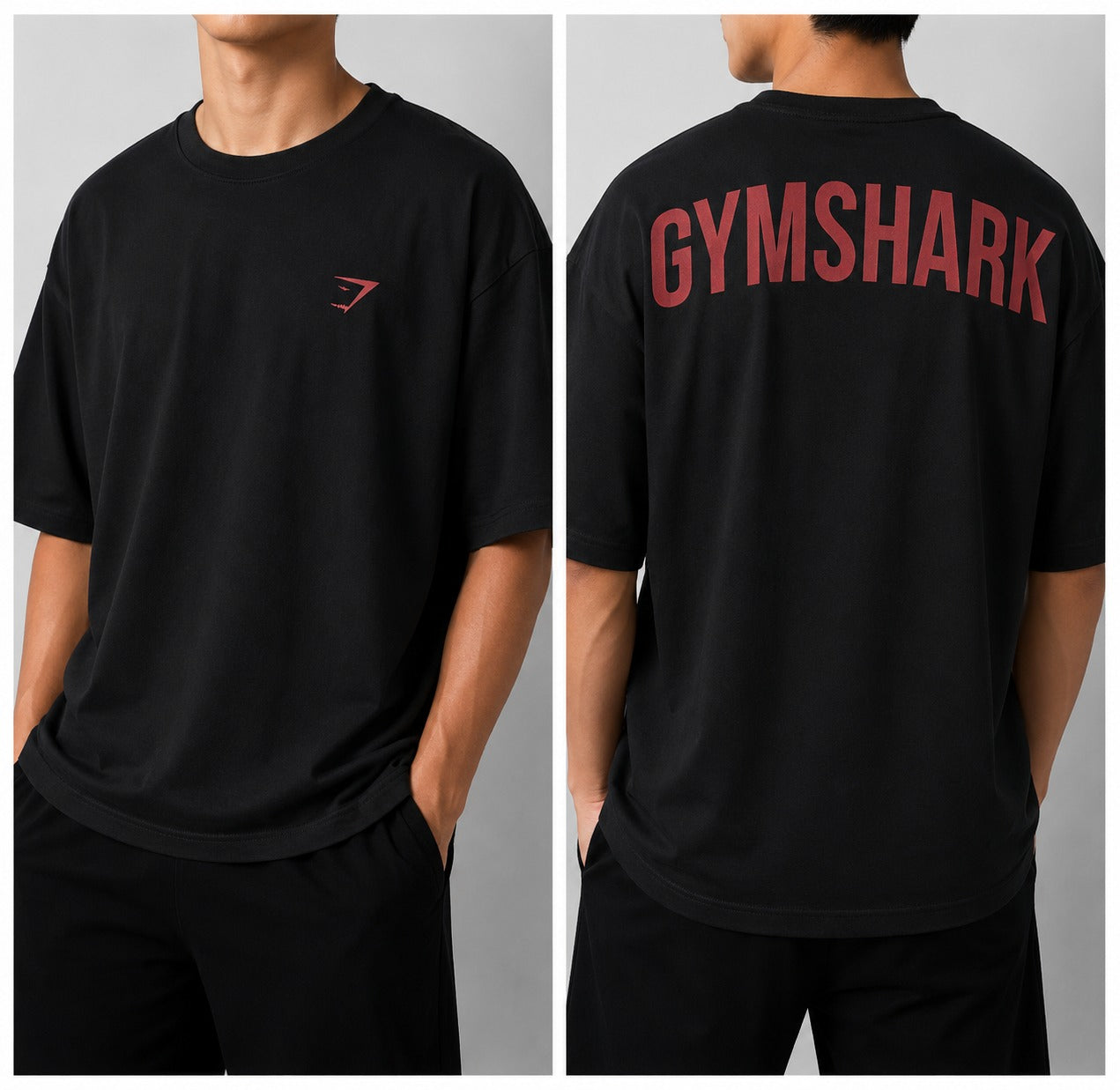 Playera Oversize Gym Shark