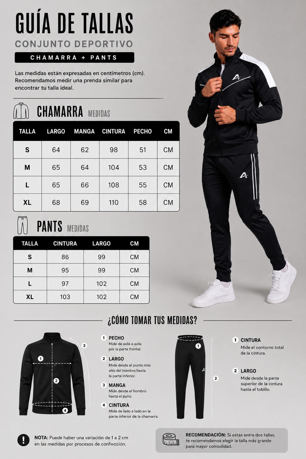 Conjunto Deportivo Para Hombre Aldros