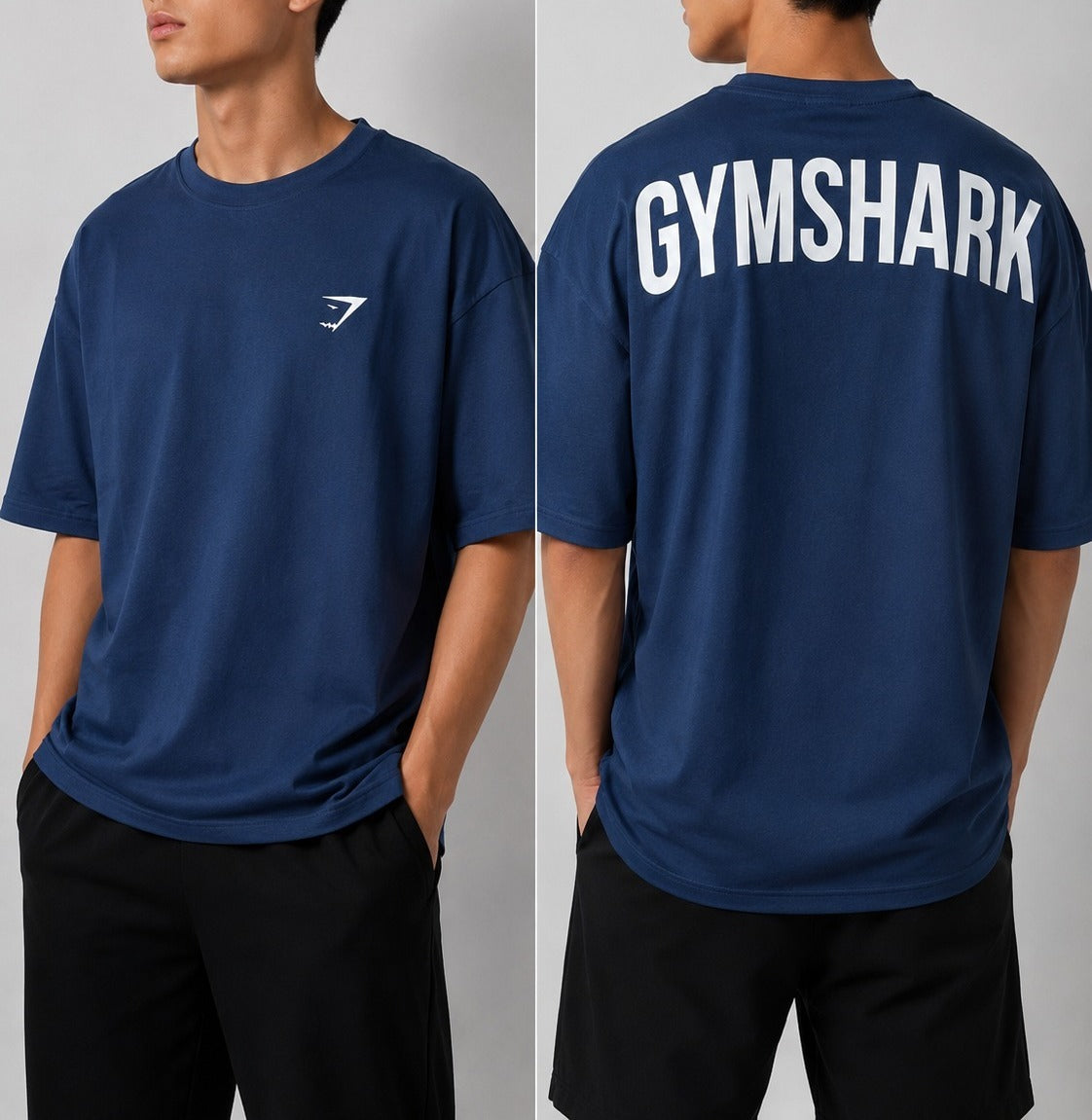 Playera Oversize Gym Shark