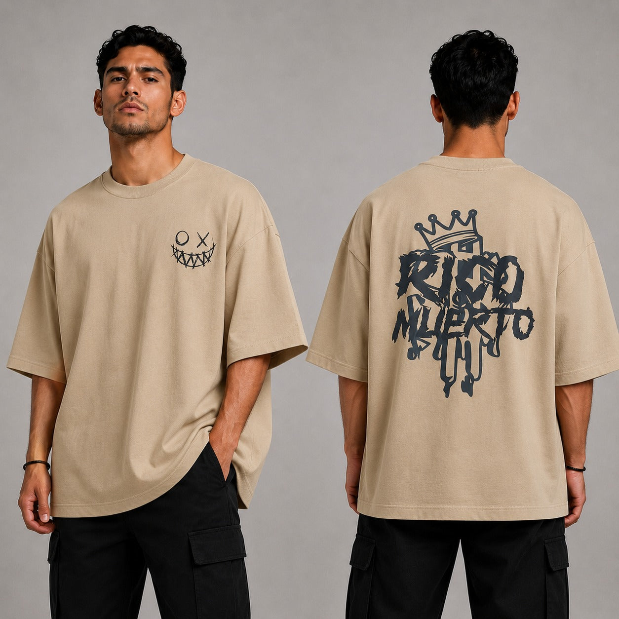 Playera Para Caballero Orlando Oversize