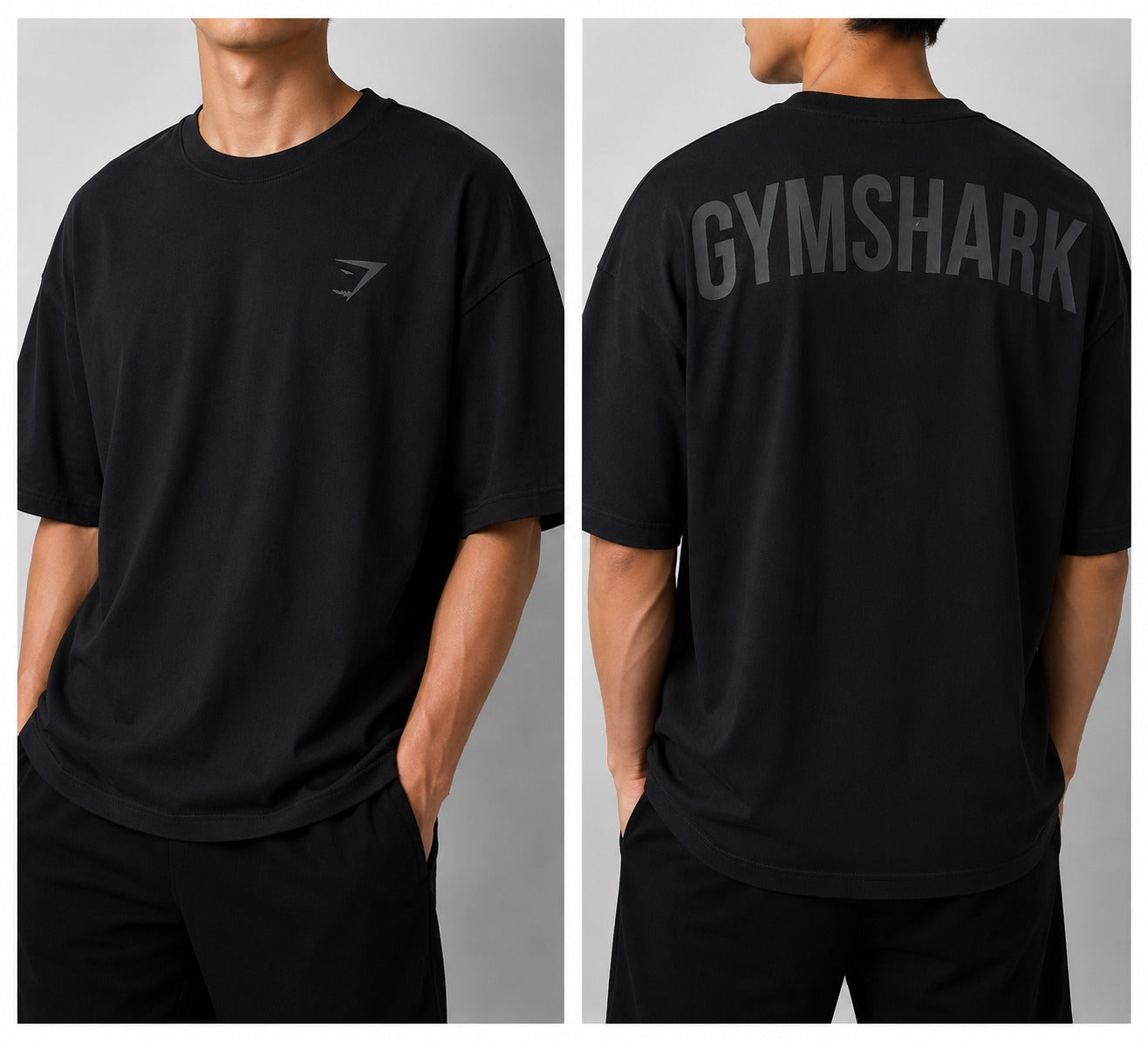 Playera Oversize Gym Shark