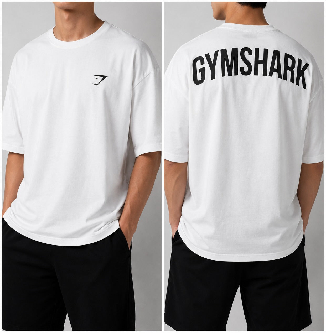 Playera Oversize Gym Shark