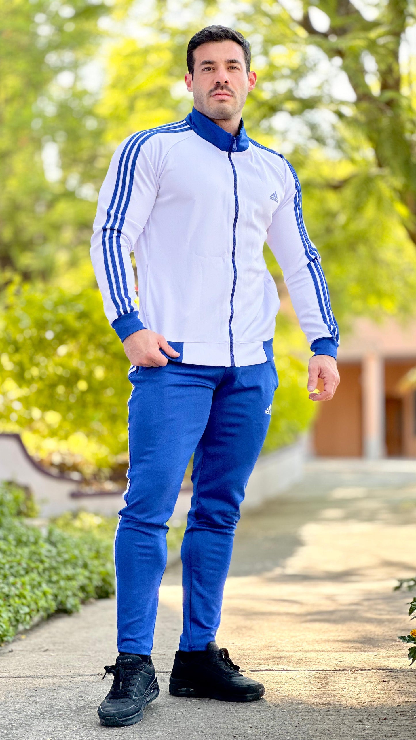 Conjunto Deportivo Para Hombre Combinado Recto