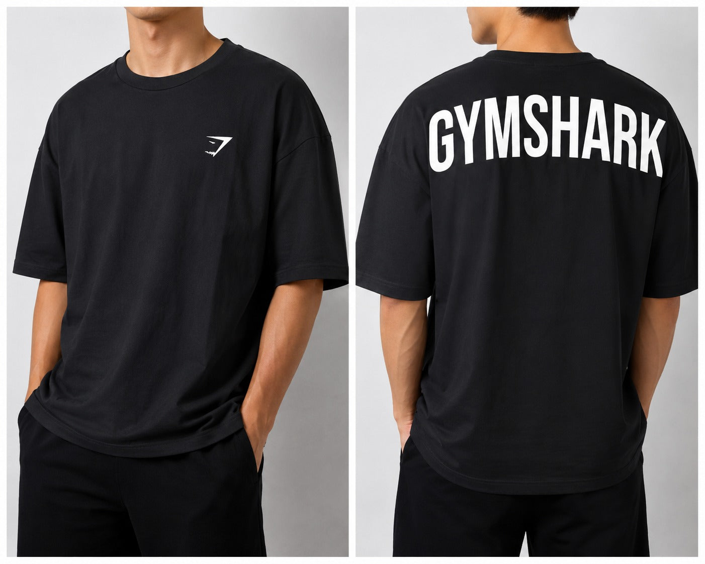 Playera Oversize Gym Shark