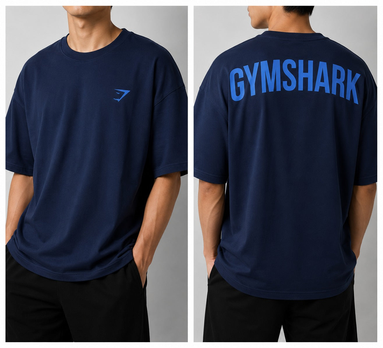 Playera Oversize Gym Shark