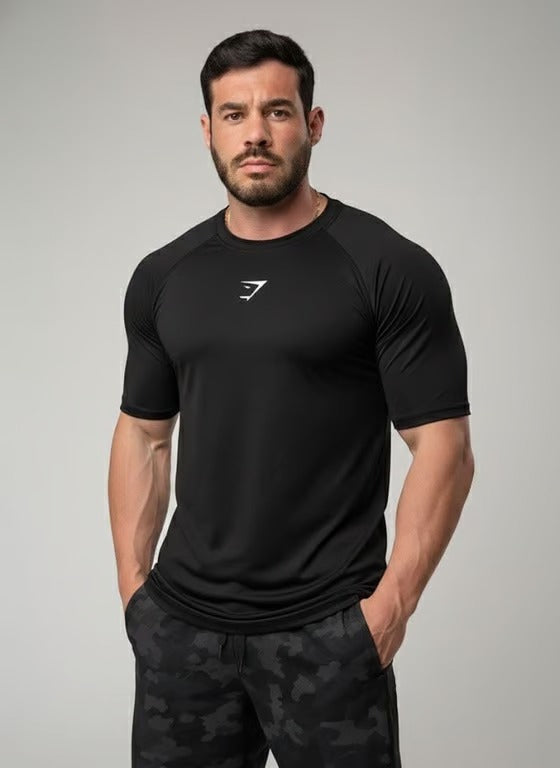 Playera Para Hombre Manga Corta GYM
