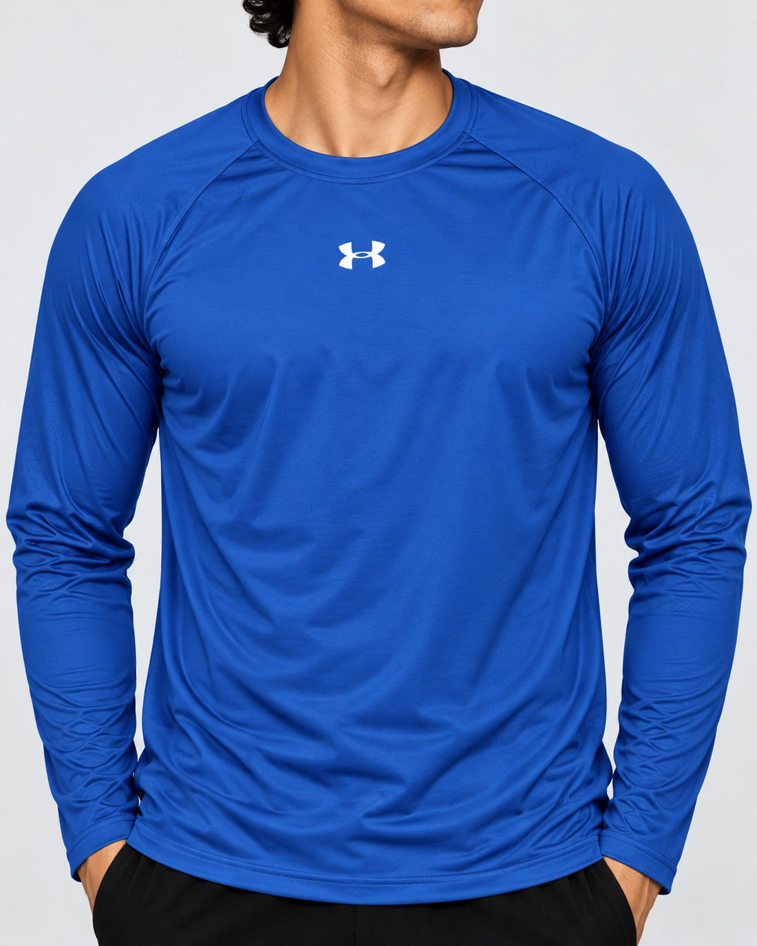 Playera Manga Larga Para Hombre Nylon