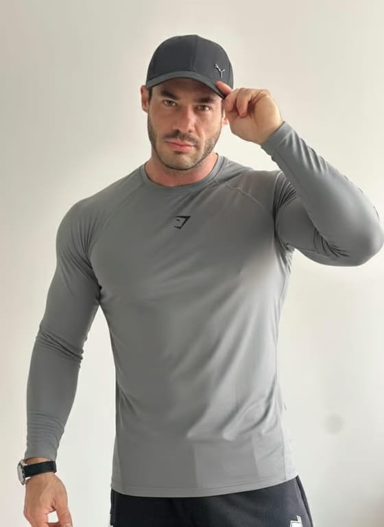 Playera Manga Larga GYM
