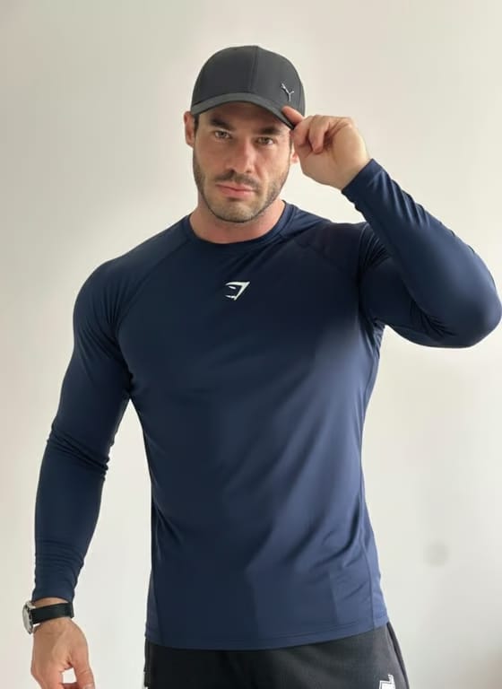 Playera Manga Larga GYM