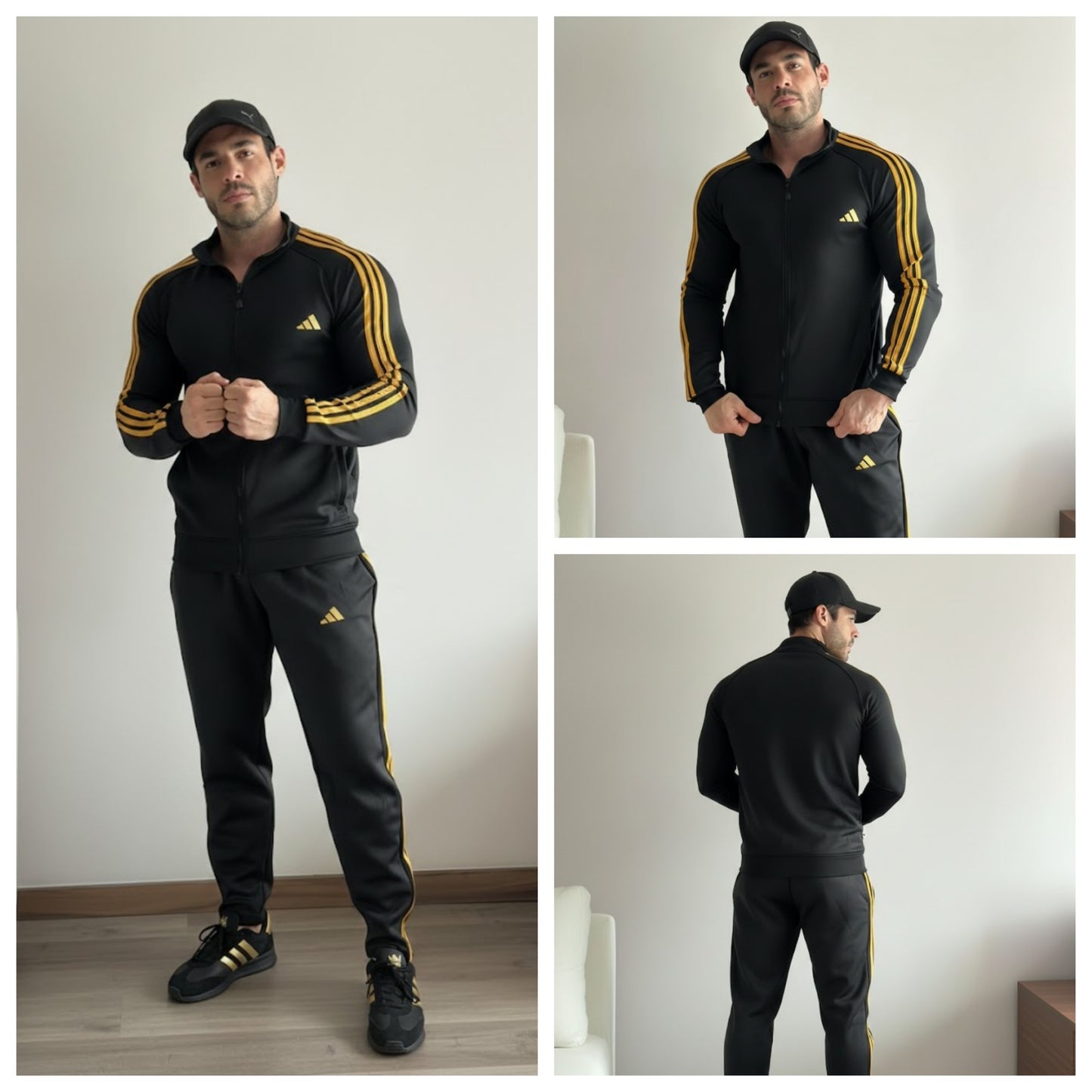 Conjunto Deportivo Para Hombre Lineas
