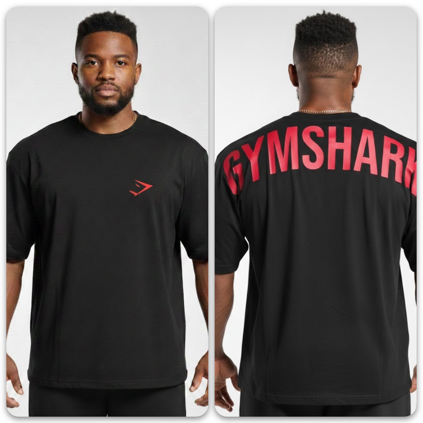 Playera Oversize Gym Shark