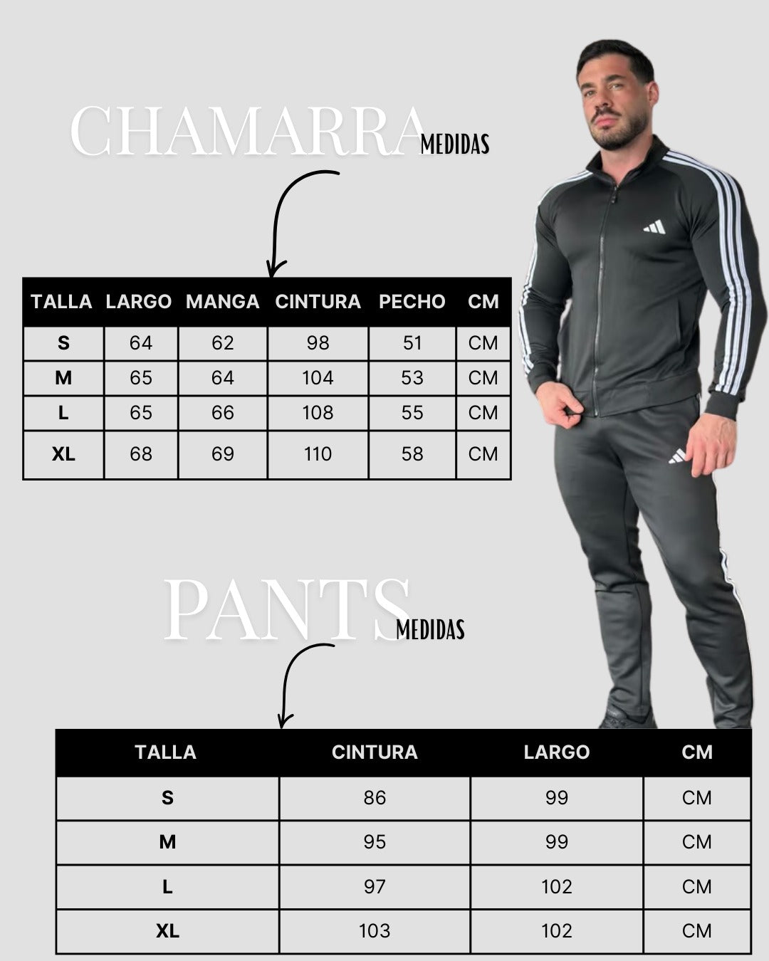 Conjunto Deportivo para hombre Recto