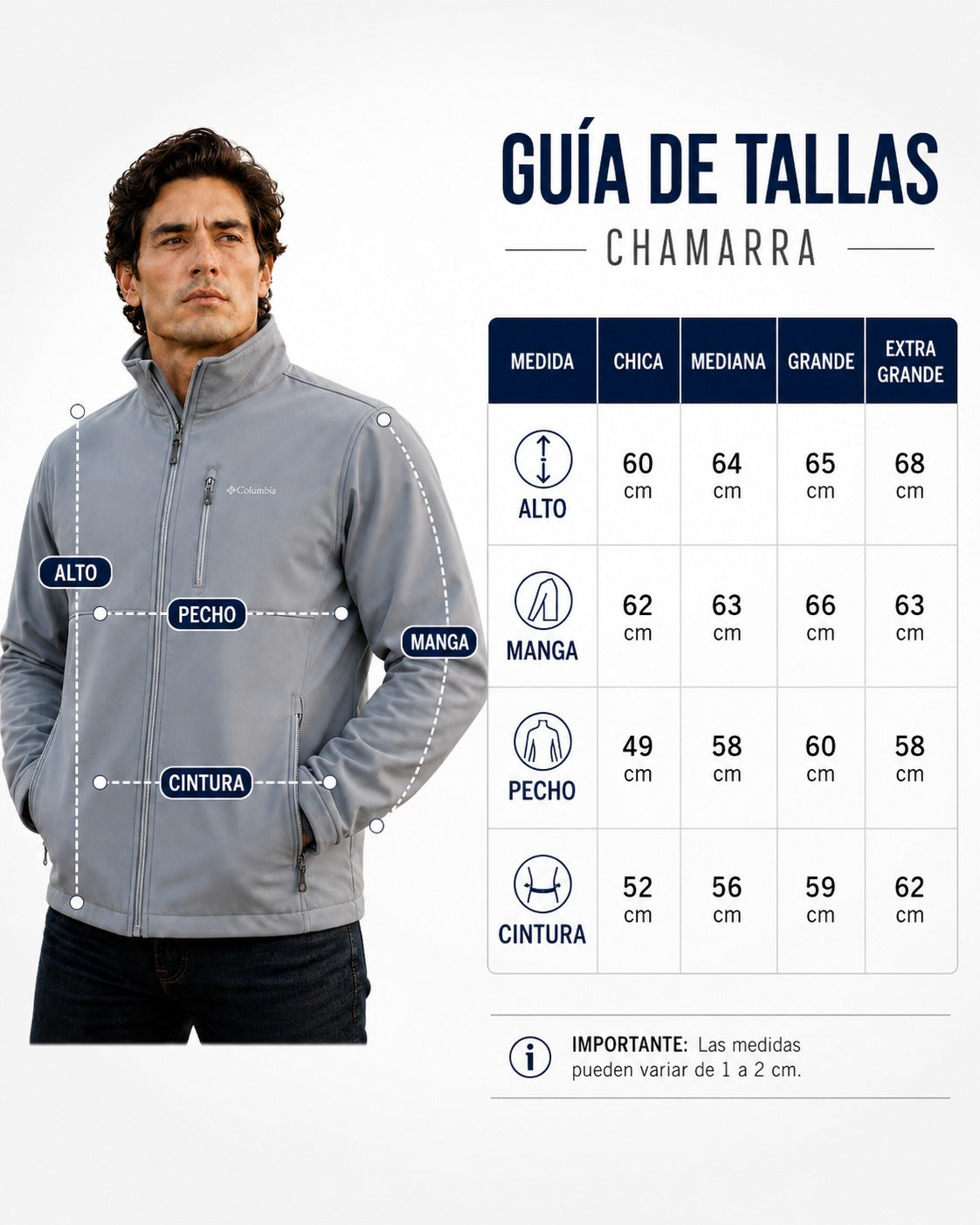 Chamarra Para Caballero Columbia