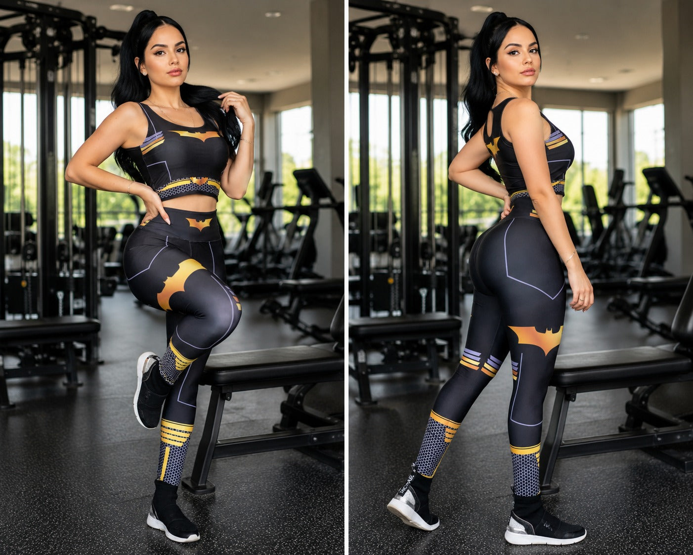 Conjunto Deportivo Para Mujer Superheroínas