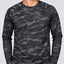 Playera Manga Larga Para Hombre Camuflaje