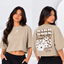 Playera Crop Top Oversize Dados