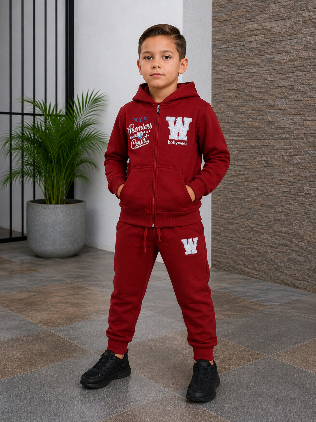 Conjunto de Pants Felpa para Niños