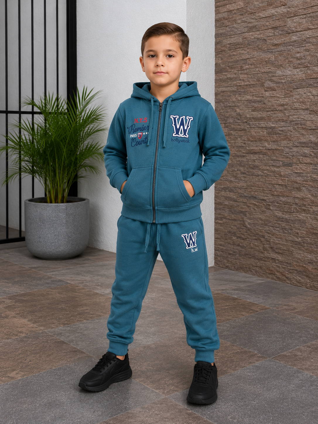 Conjunto de Pants Felpa para Niños