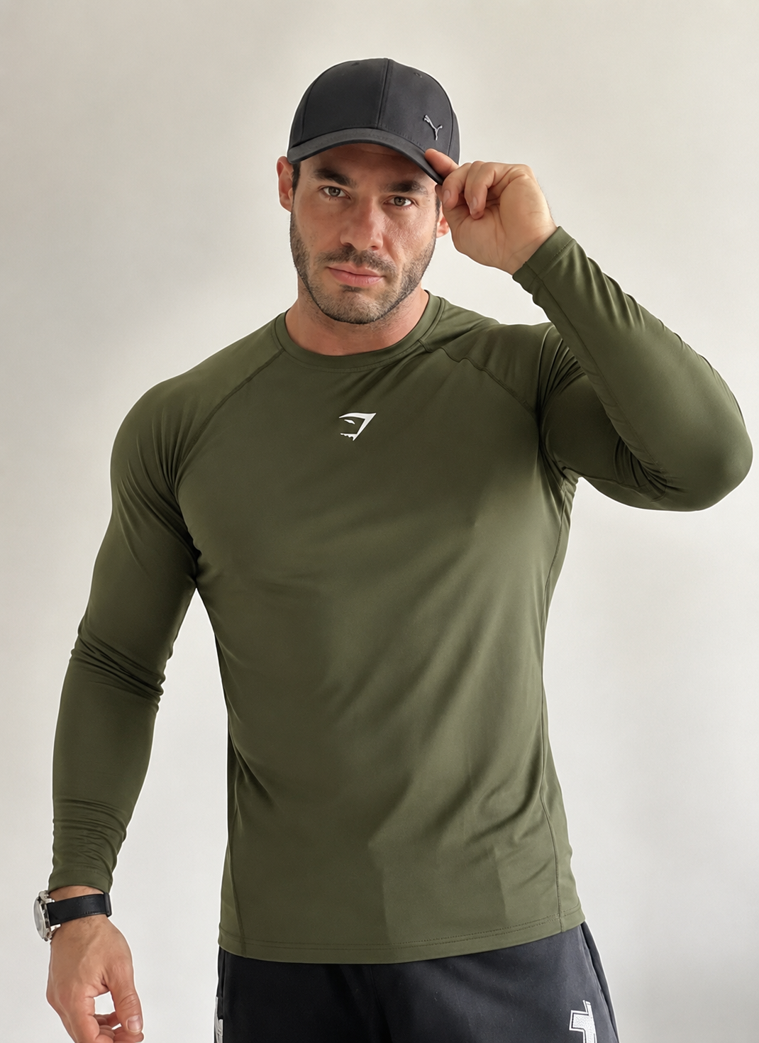 Playera Manga Larga GYM