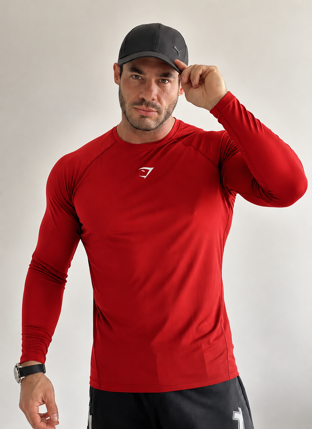 Playera Manga Larga GYM
