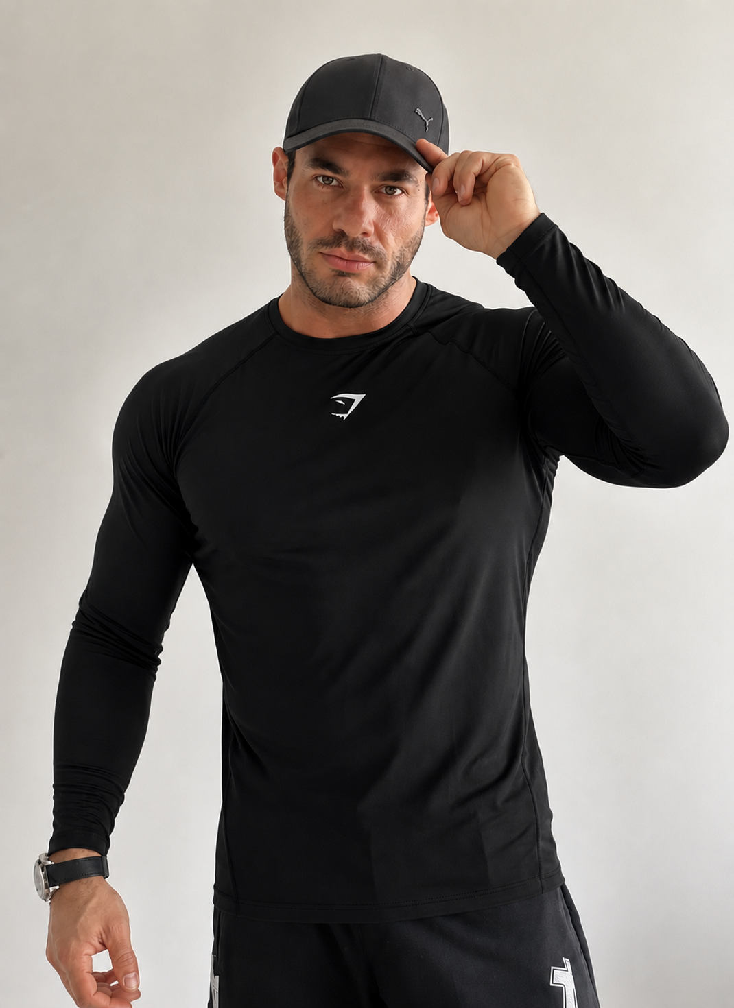 Playera Manga Larga GYM