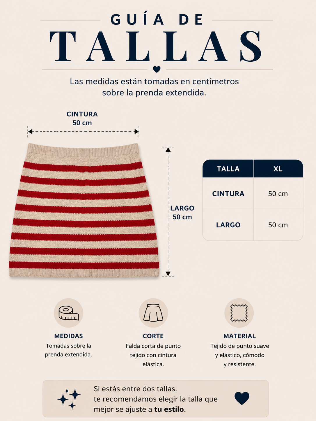 Falda Para Dama Lineas