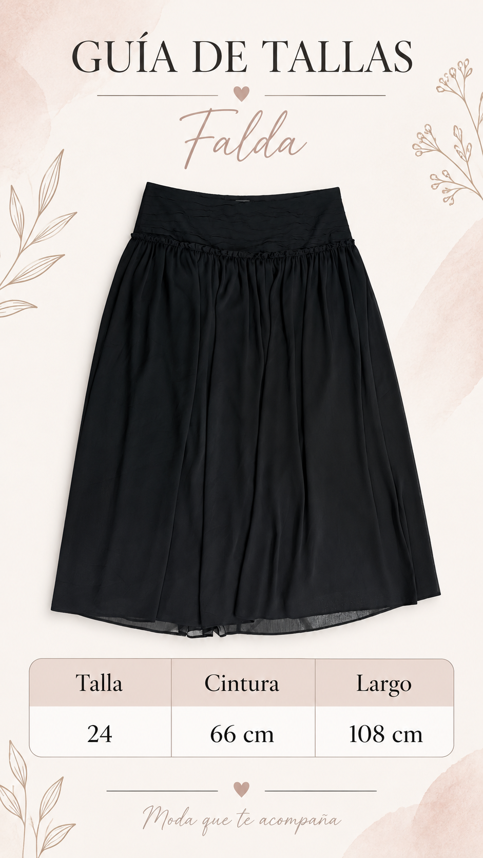 Falda para Dama Black