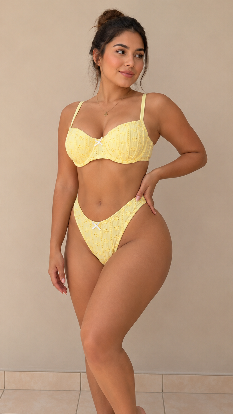 Traje de Baño para Dama Amarillo