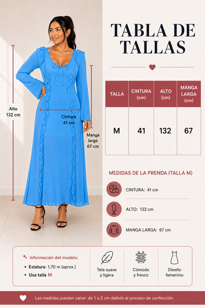 Vestido para dama con diseño de OLanes