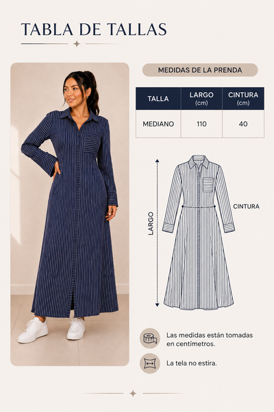 Vestido para dama maxi