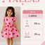 Vestido de Niña con Estampado de Corazones