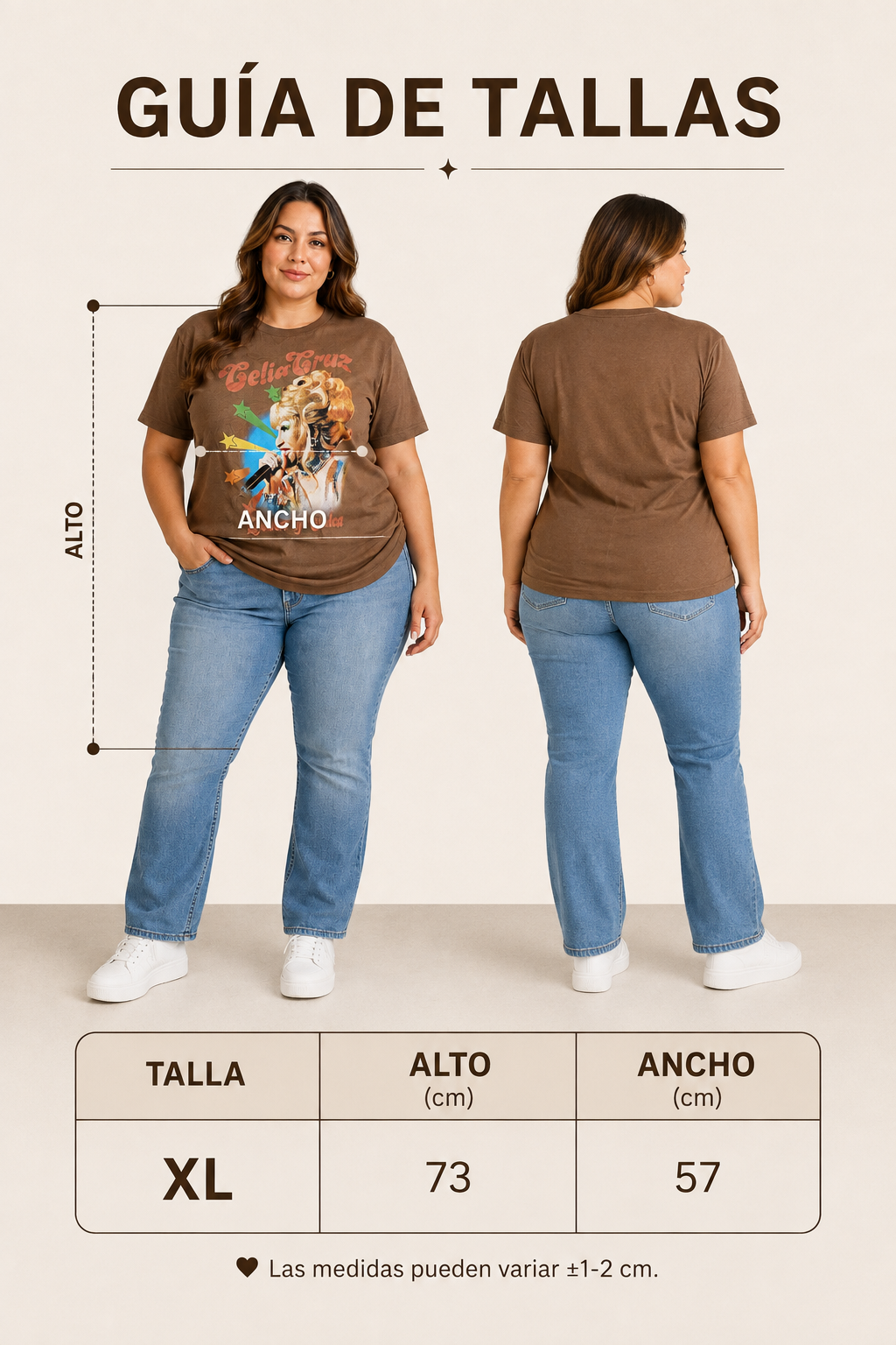 Blusa con Estampado Frontal