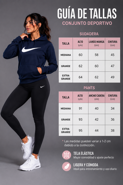 Conjunto Dama Sudadera Nike