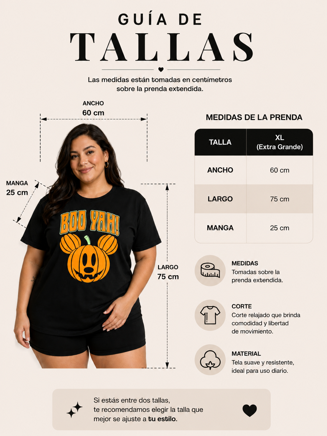 Playera para Dama calabaza