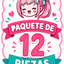 Paquete de 12 Moños Para Dama PA24